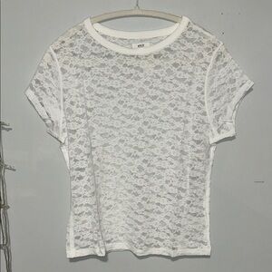 Aerie White Lace Women's Top